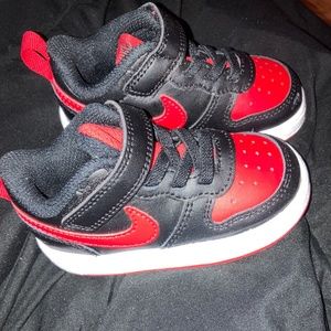 Red & Black Nike Airforces